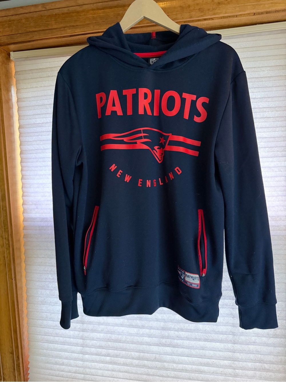 NFL New England Patriots Men's Navy Hoodie 0209